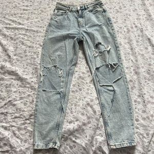High Waisted acid wash mom jeans- Primark
